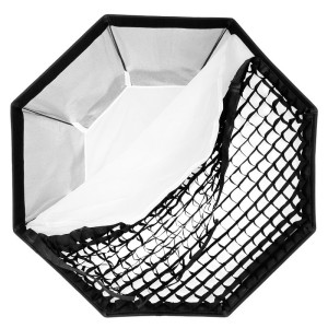 Софтбокс октагон 60см с сотами Menik SS-800ORG Bowens